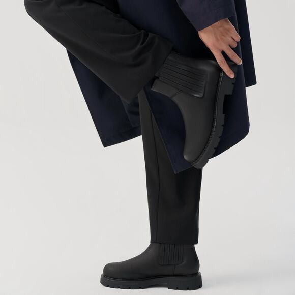 VAGABOND Cameron Chunky Lug Sole Chelsea Boot Black 40 - Picture 1 of 9